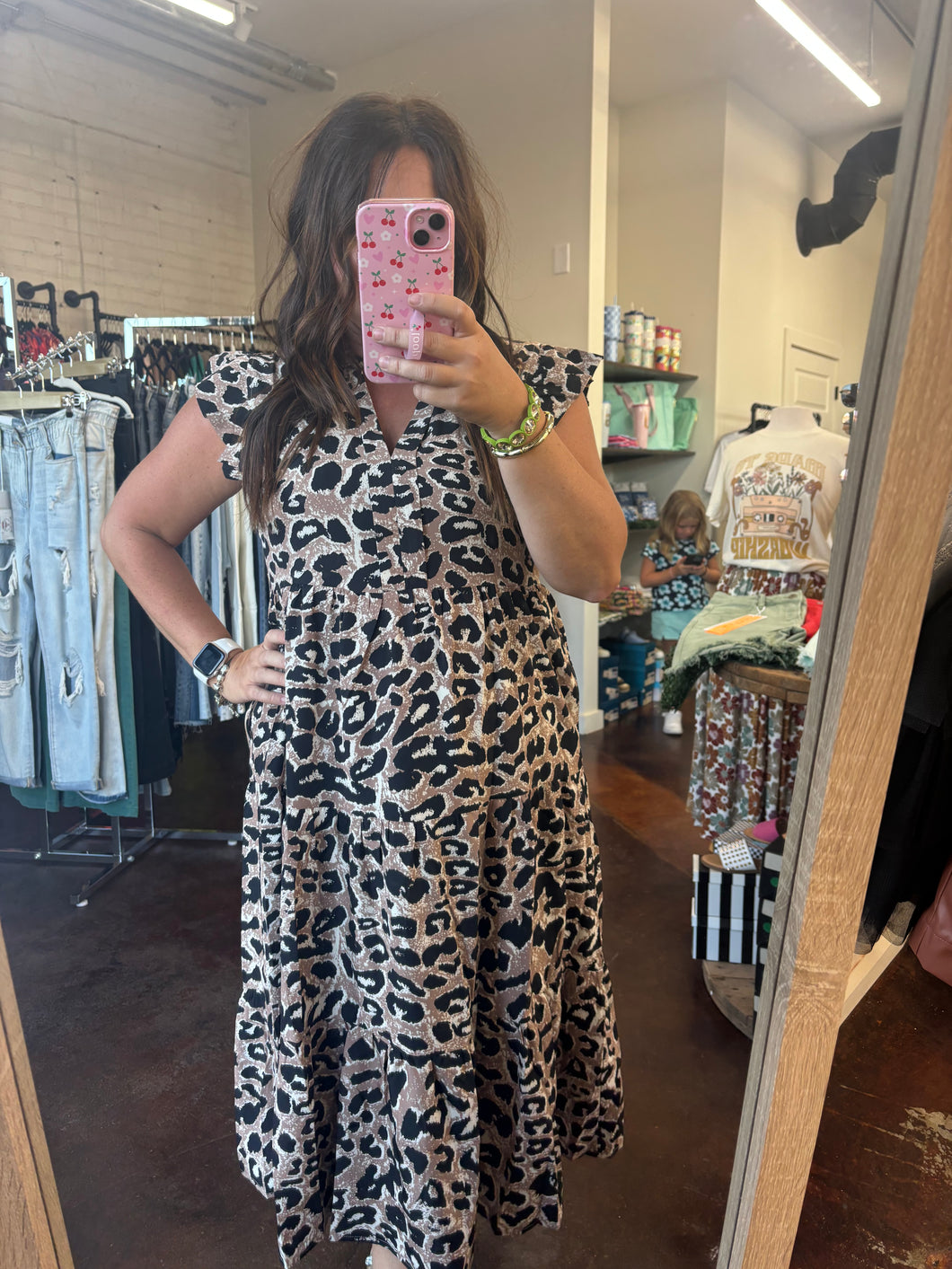 Leopard Midi Dress