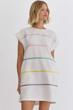 Load image into Gallery viewer, Multi Striped Sequin Dress
