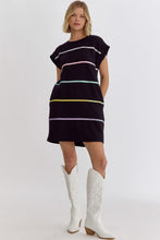 Load image into Gallery viewer, Multi Striped Sequin Dress
