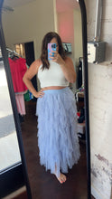 Load image into Gallery viewer, Dusty Blue Tulle Skirt
