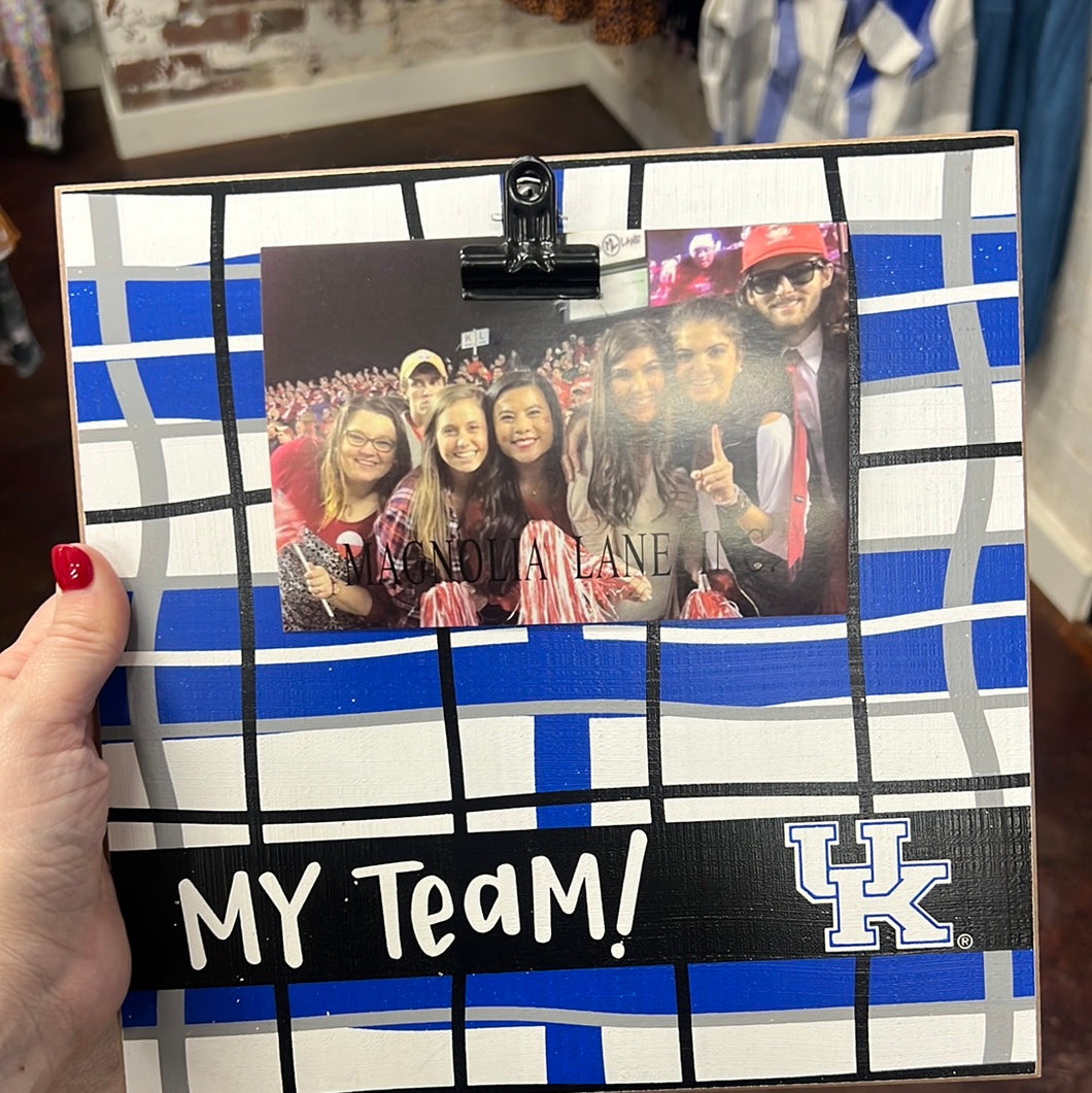 My team picture frame