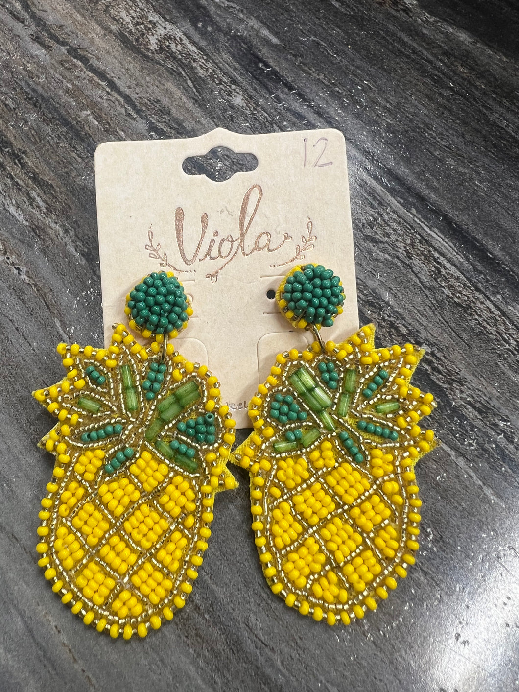 Pineapple earring